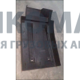 Крыло правое (брызговик) черный Евро3 